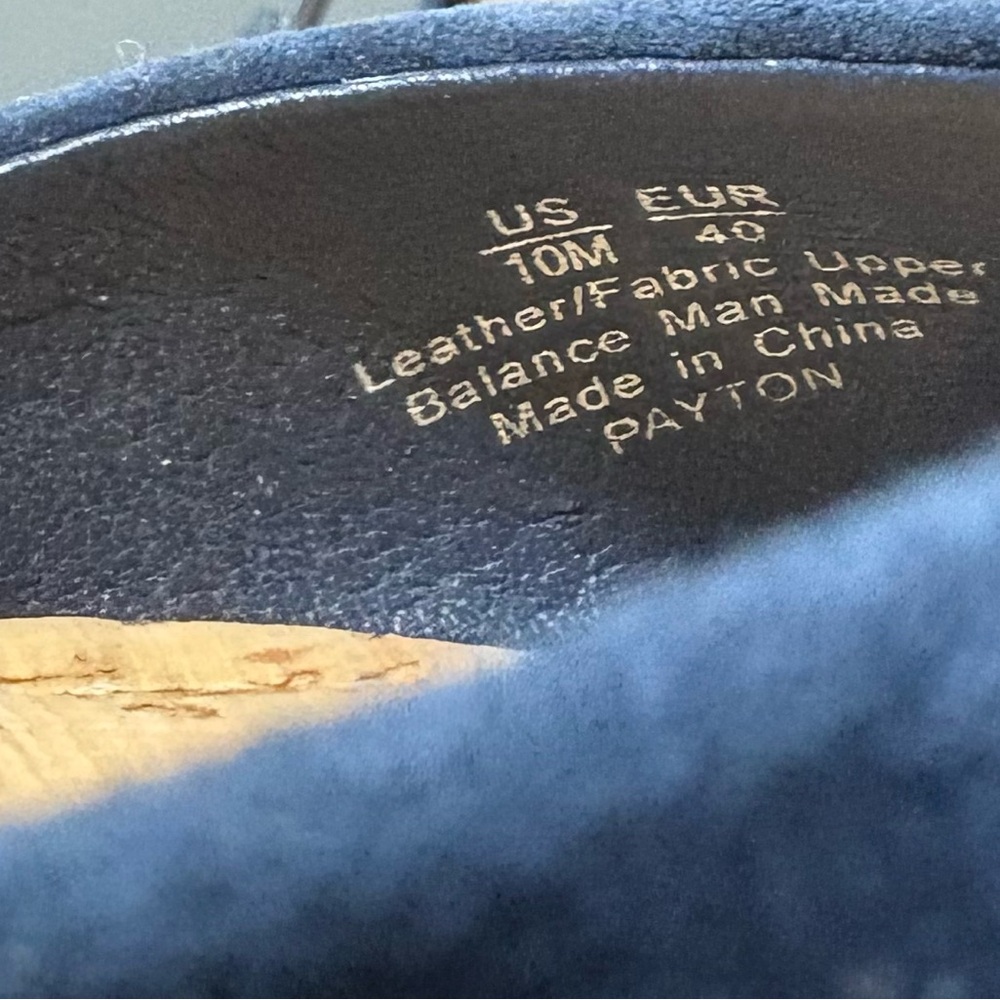 SAM EDELMAN Payton Navy Blue Suede Espadrille Wedge Sandals - Picture 6 of 6